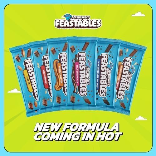 Mr Beast Feastables Milk Chocolate Bar 10 x 60g
