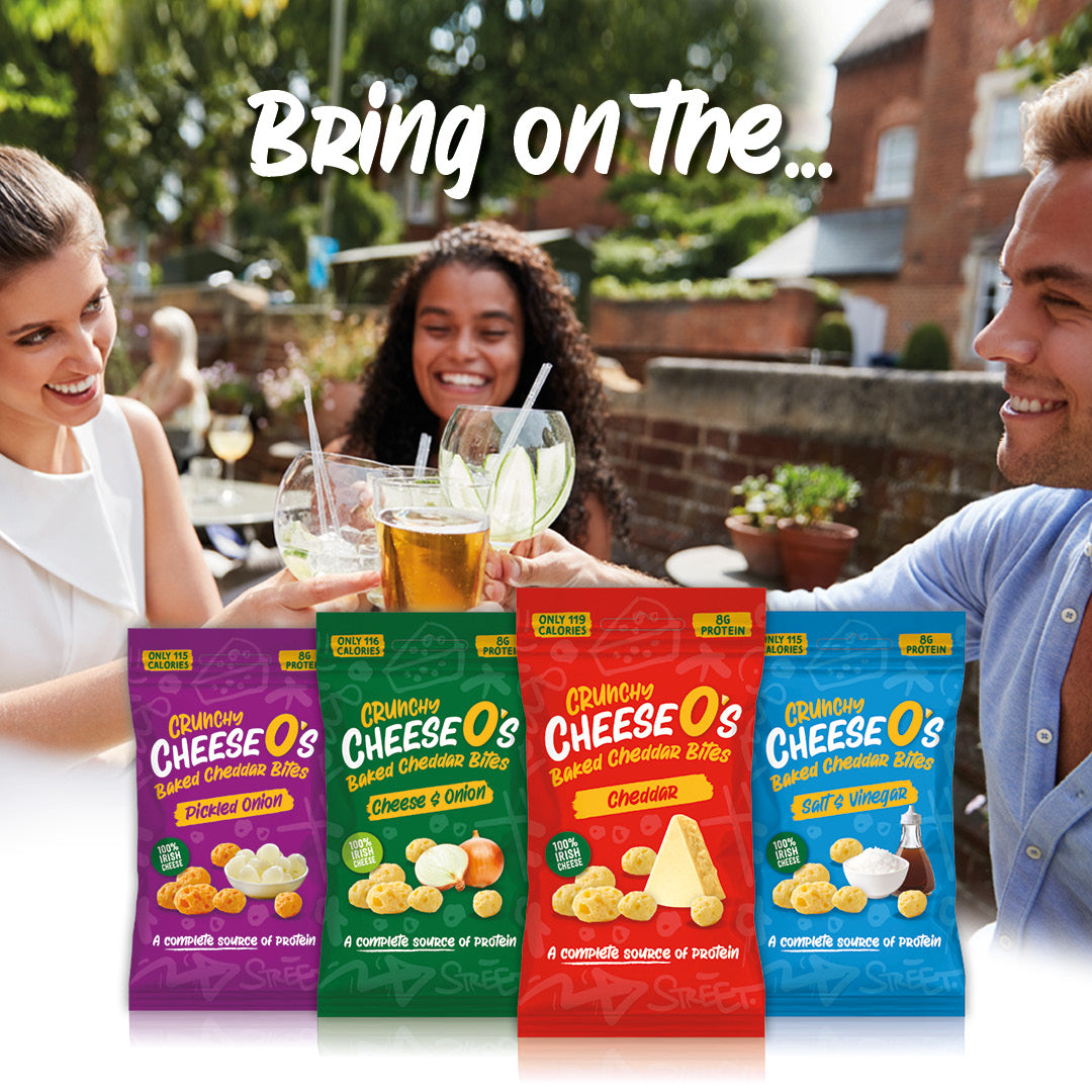 CheeseO's Crunchy Baked Cheddar Bites - Cheddar 10 x 20g