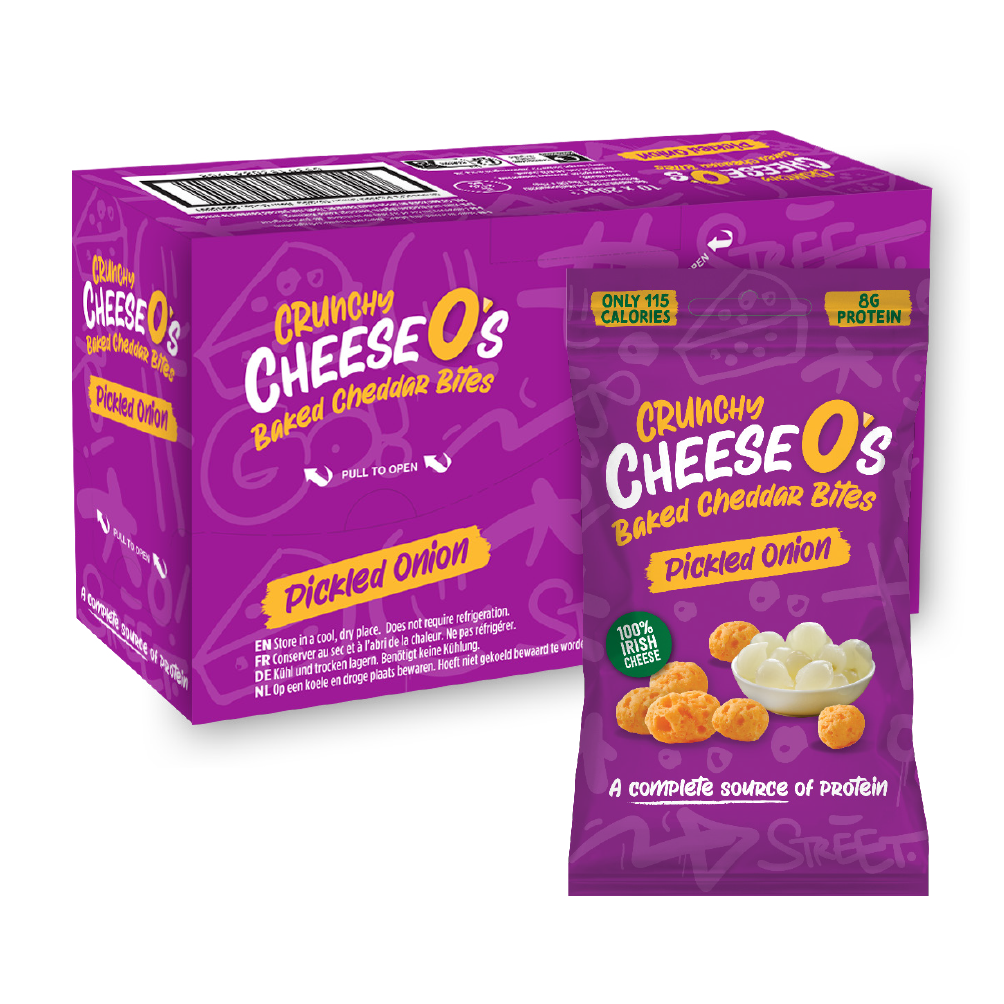 CheeseO's Crunchy Baked Cheddar Bites - Pickled Onion 10x20g