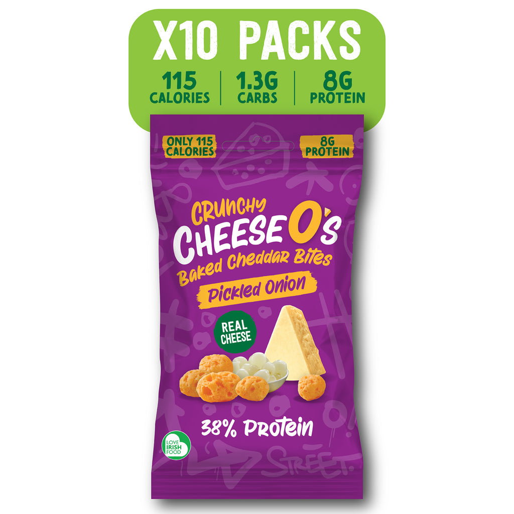 CheeseO's Crunchy Baked Cheddar Bites - Pickled Onion 10x20g