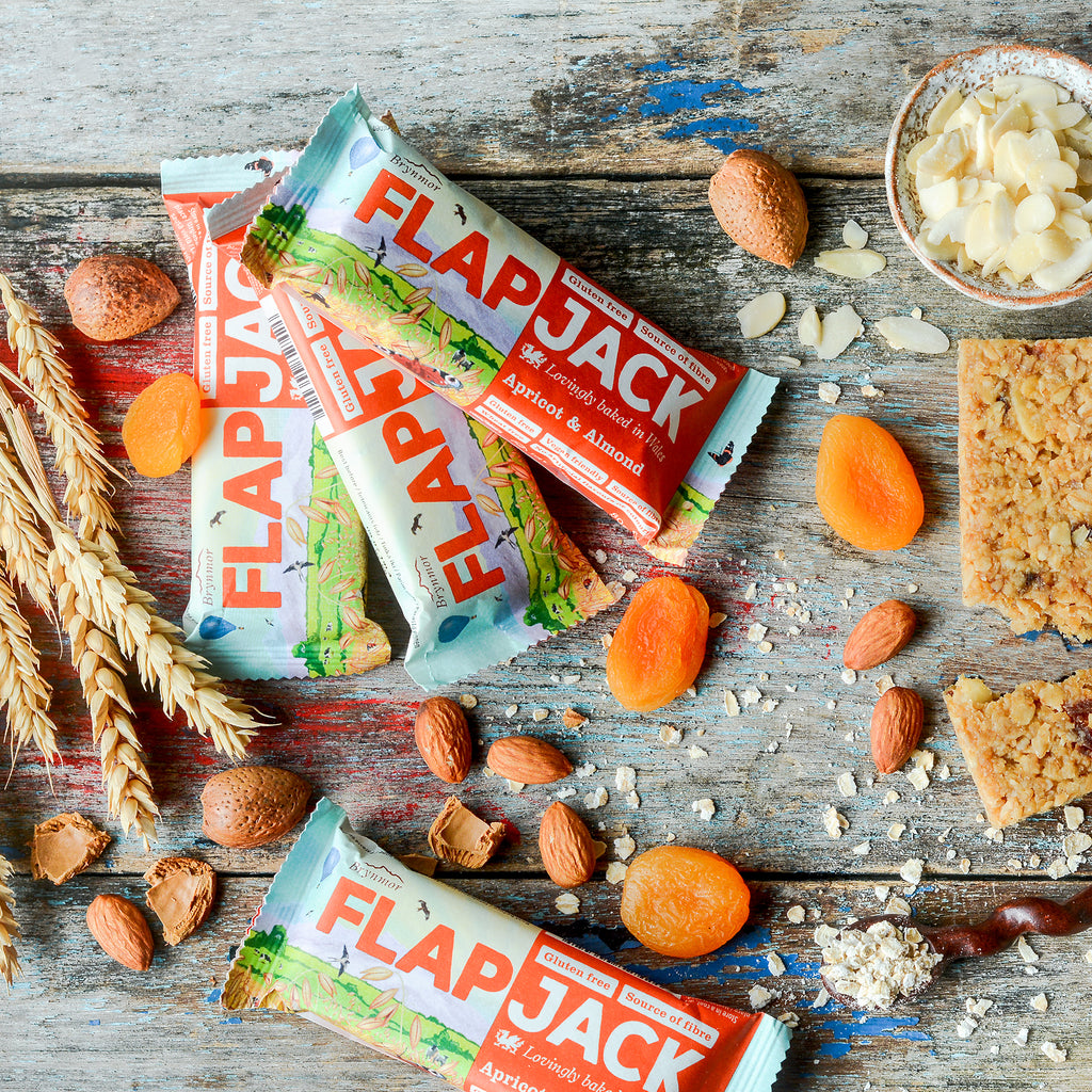 Brynmor Gluten Free Flapjack Apricot & Almond 20 x 80g