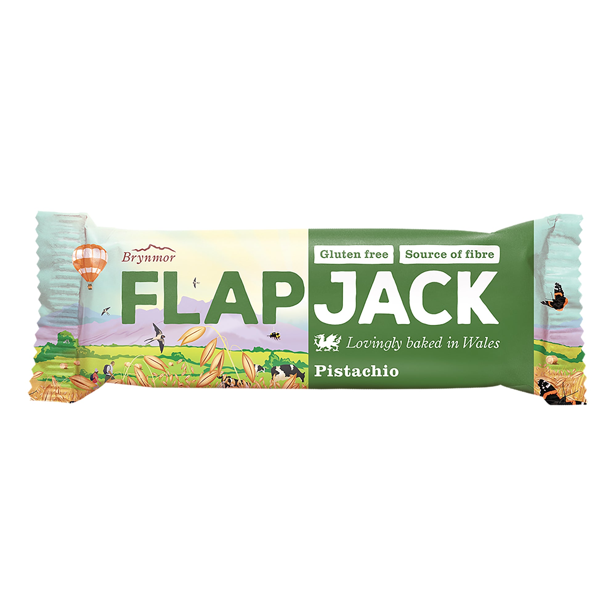 Brynmor Gluten Free Flapjack Pistachio 20 x 80g