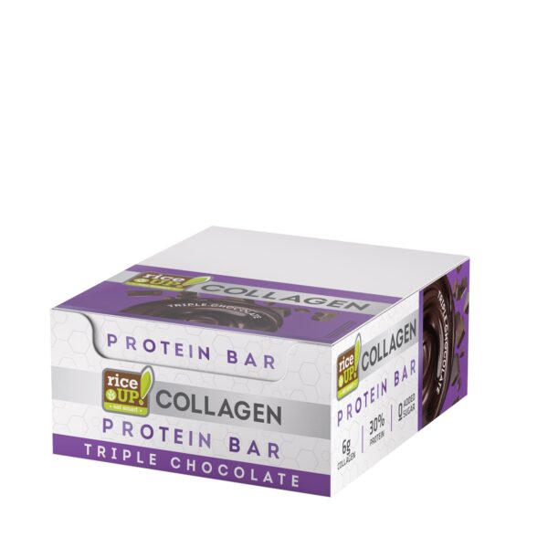 riceUP! Collagen Protein Bar Triple Chocolate 12 x 50g